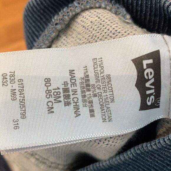 Levi’s Baby Boys Knit Hoodie Zip Front Jacket, 18 Months - Picture 5 of 5